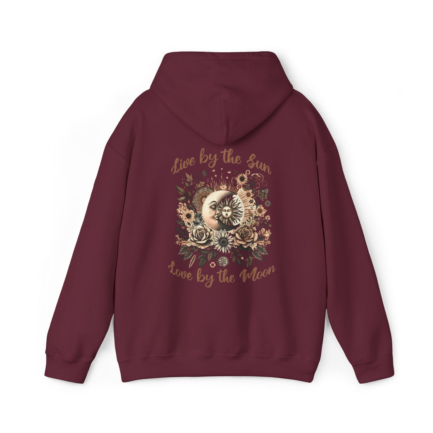 Live by the Sun Love by the Moon Hoodie / Star and Moon Hoodie / Moon Child Sweatshirt