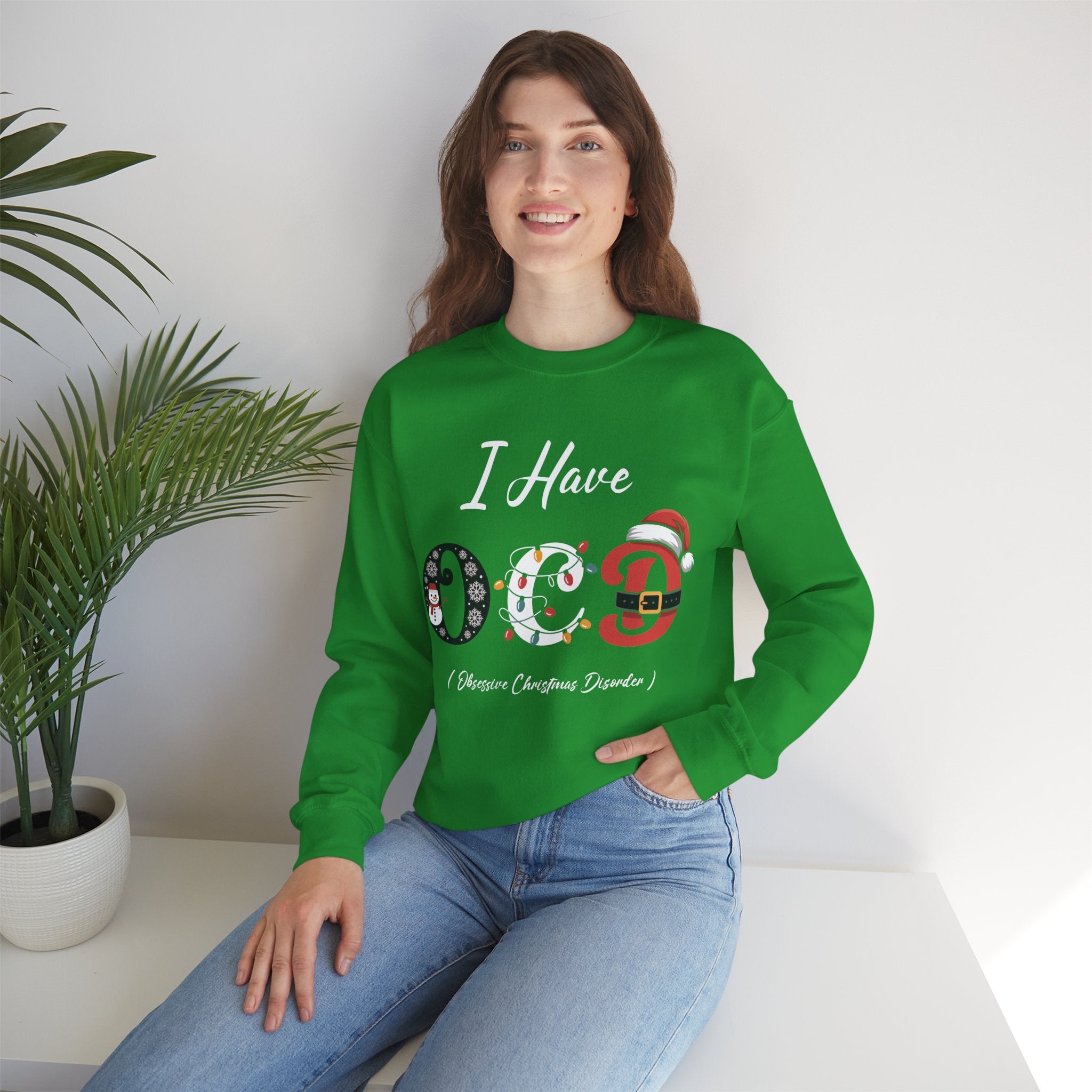 Funny Christmas Sweater/ OCD Christmas Shirt gift / Office or Secret Santa Gift/ Ossessed with Christmas