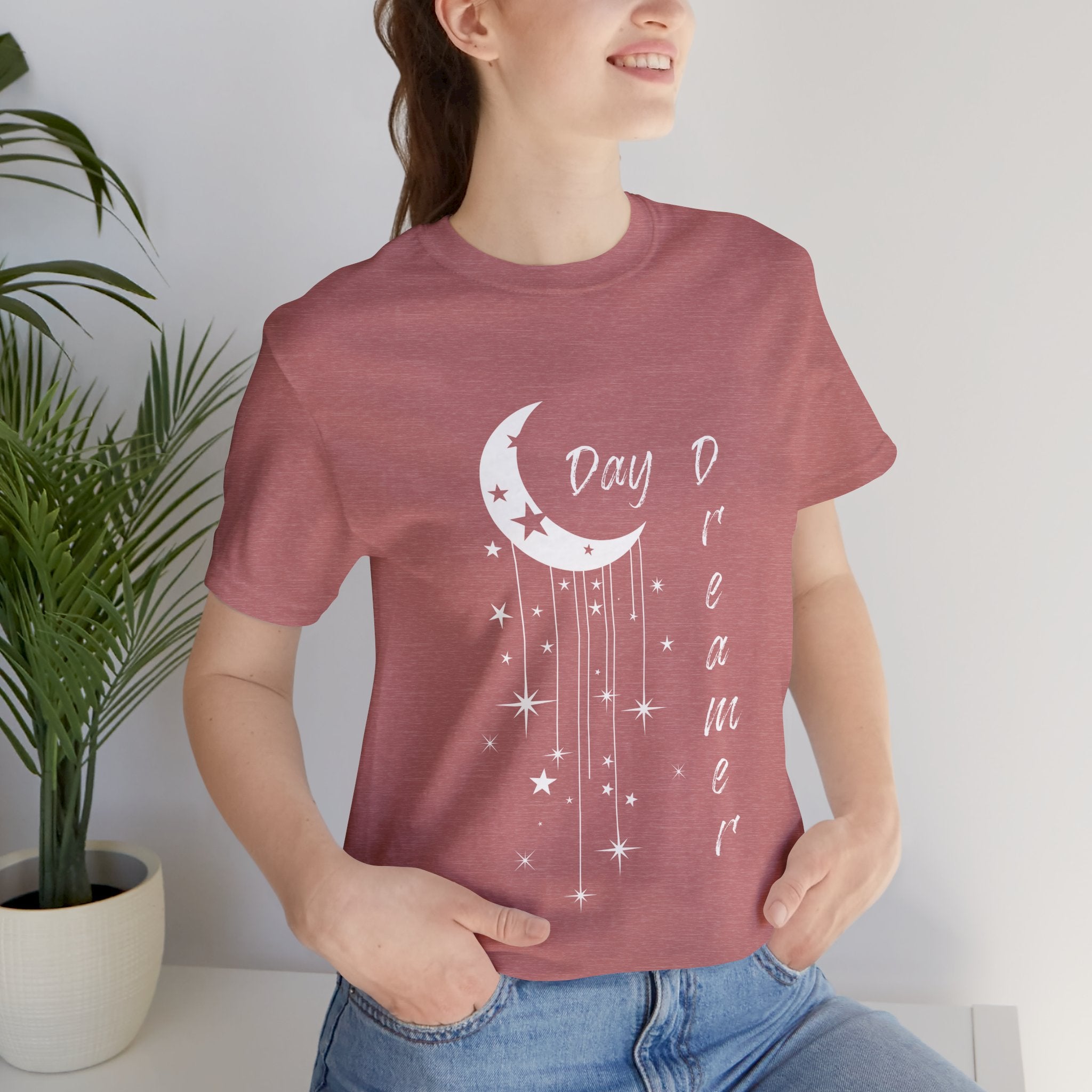Day Dreamer T shirt, Moon and Stars graphic shirt, day dreamer shirt, Celestial design shirt, moon child design, star gazer shirt