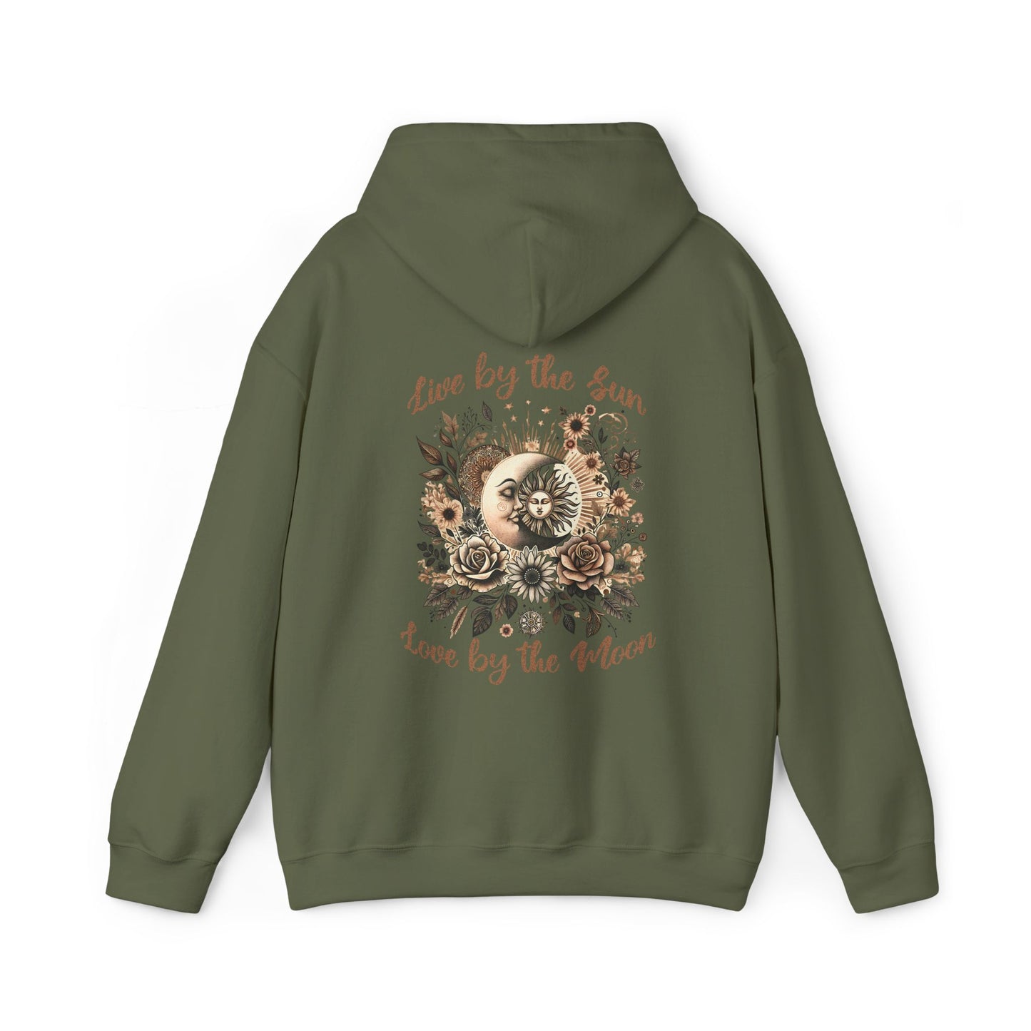 Live by the Sun Love by the Moon Hoodie / Star and Moon Hoodie / Moon Child Sweatshirt