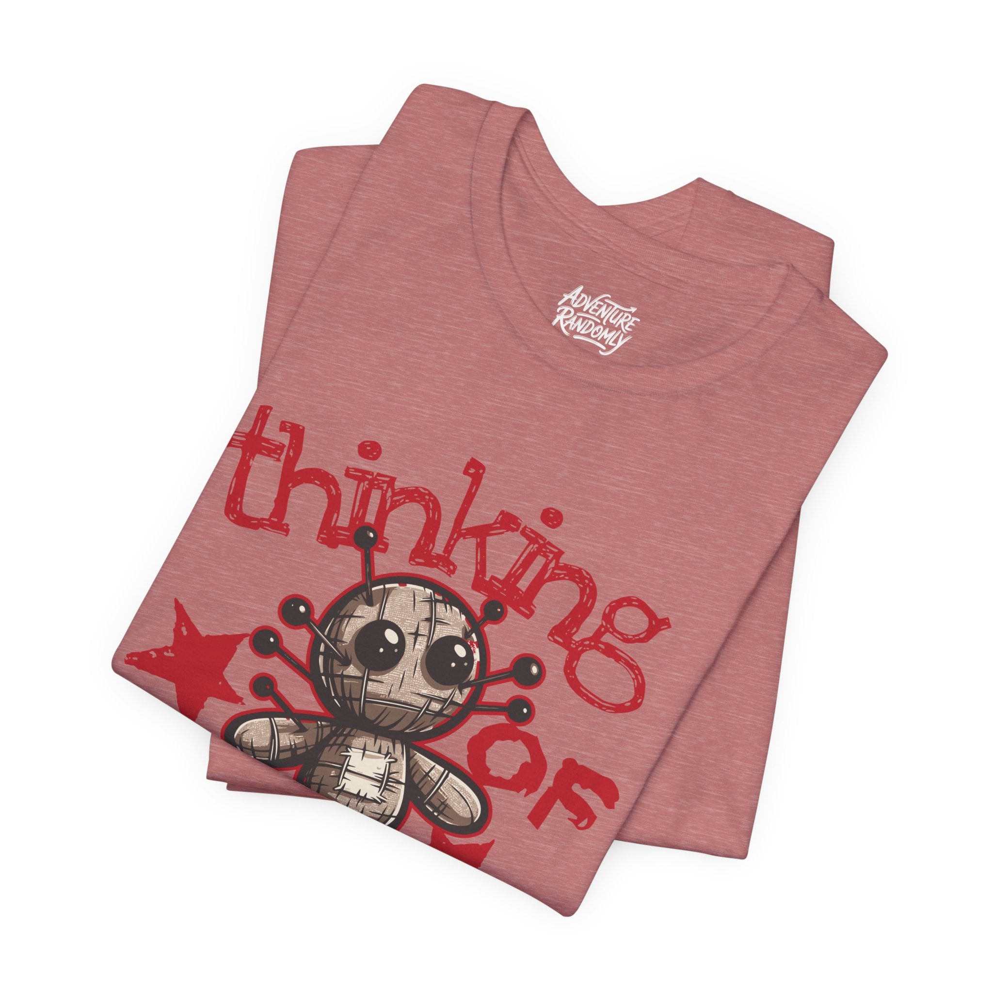 Voodoo Doll Shirt / Thinking of you Voodoo T-shirt / Voodoo Graphic Design Shirt