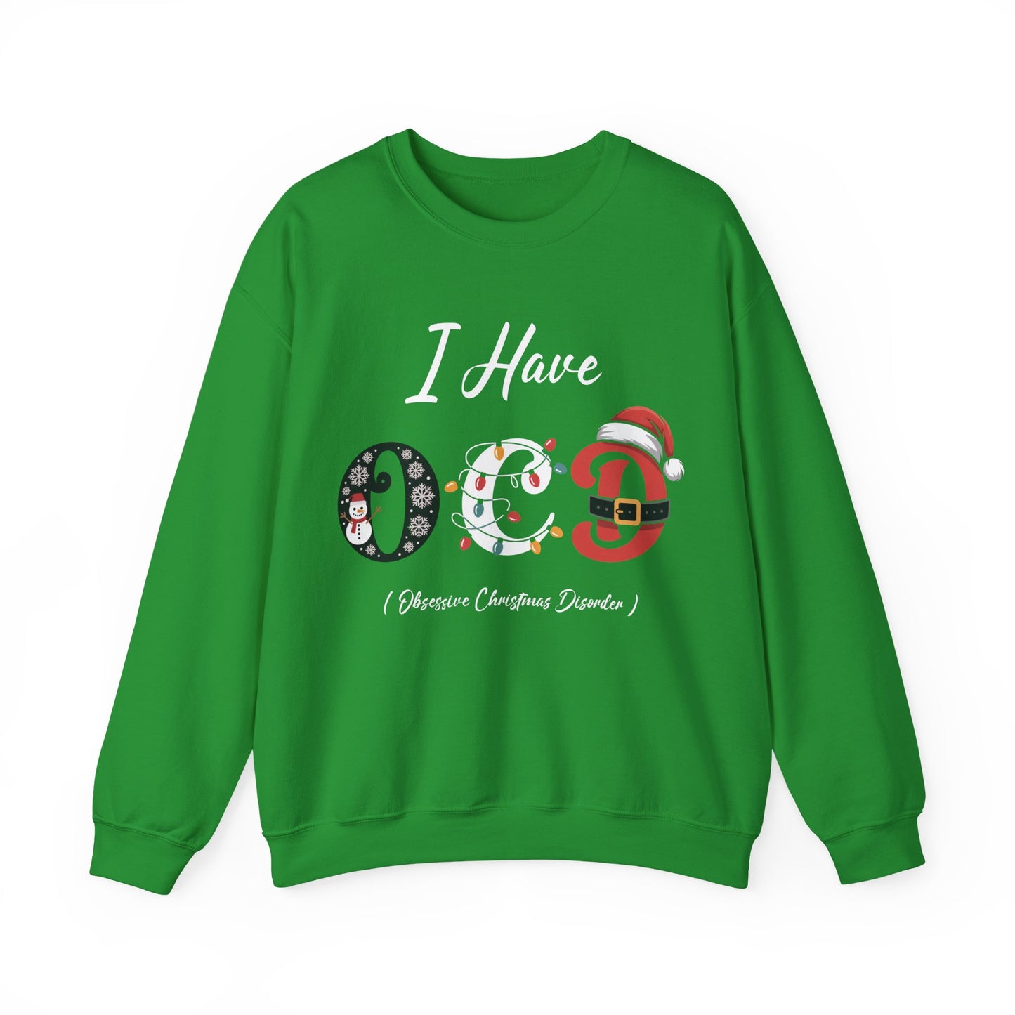 Funny Christmas Sweater/ OCD Christmas Shirt gift / Office or Secret Santa Gift/ Ossessed with Christmas