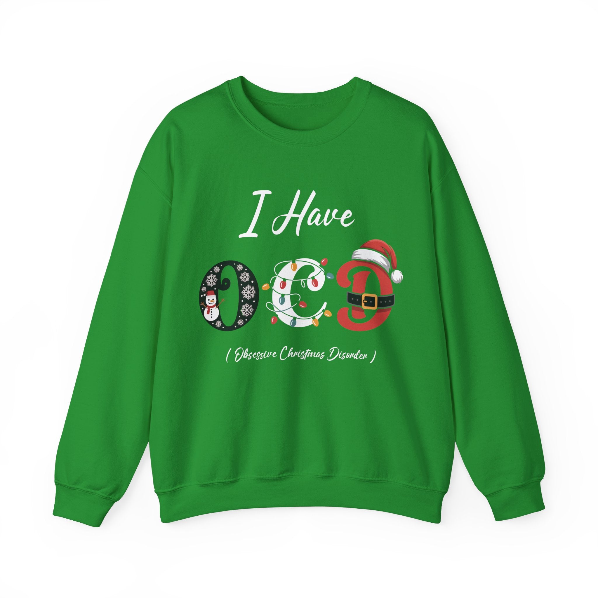 Funny Christmas Sweater/ OCD Christmas Shirt gift / Office or Secret Santa Gift/ Ossessed with Christmas