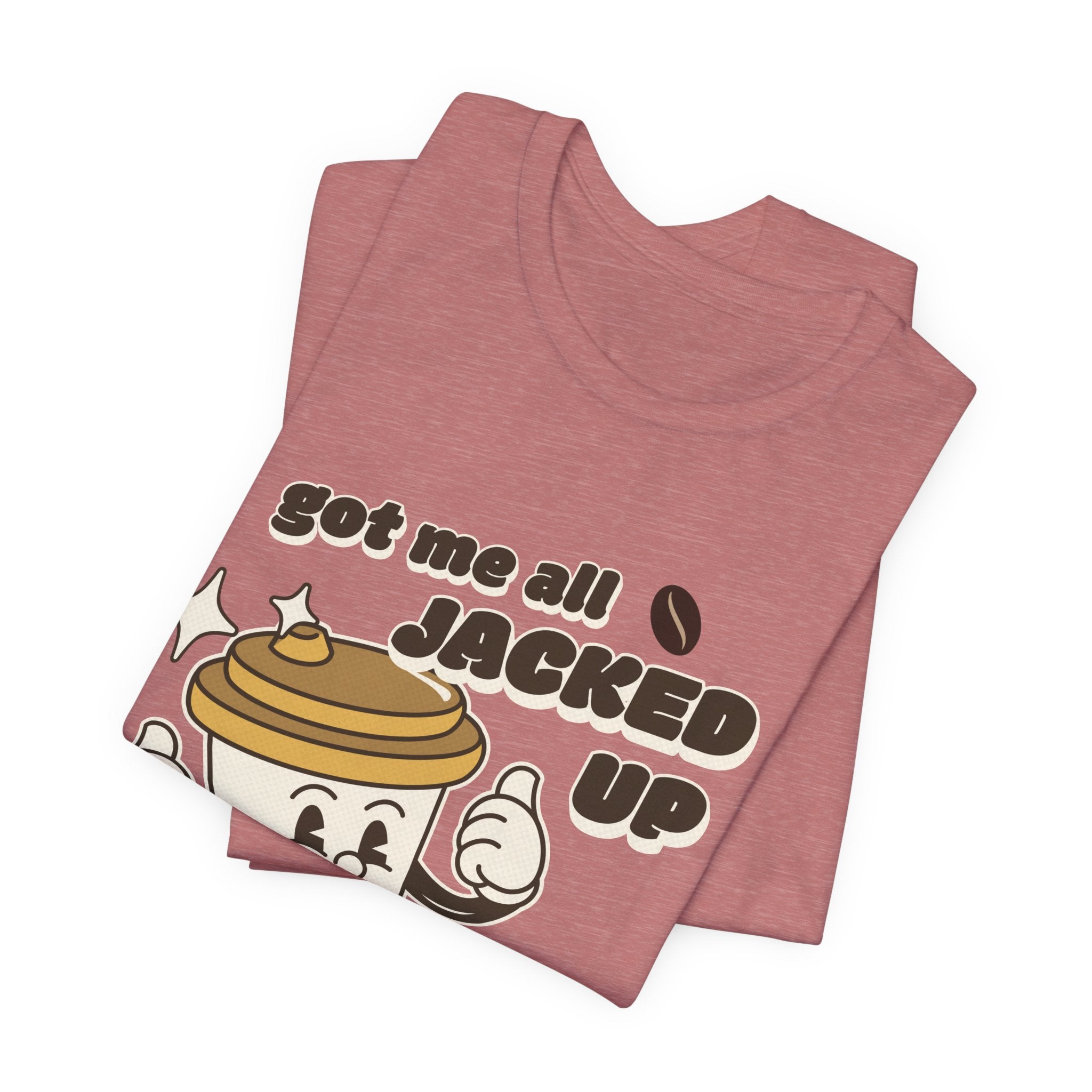 Funny Coffee Lover Shirt / Jacked Up on Bean Juice / Coffee Tee Shirt / Sassy Coffee Addict Gift / Caffeine Lover / Bean Juice