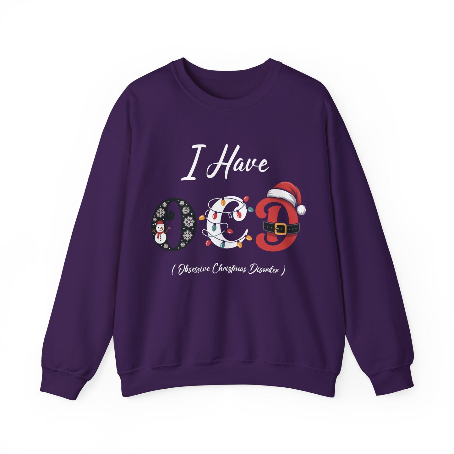 Funny Christmas Sweater/ OCD Christmas Shirt gift / Office or Secret Santa Gift/ Ossessed with Christmas