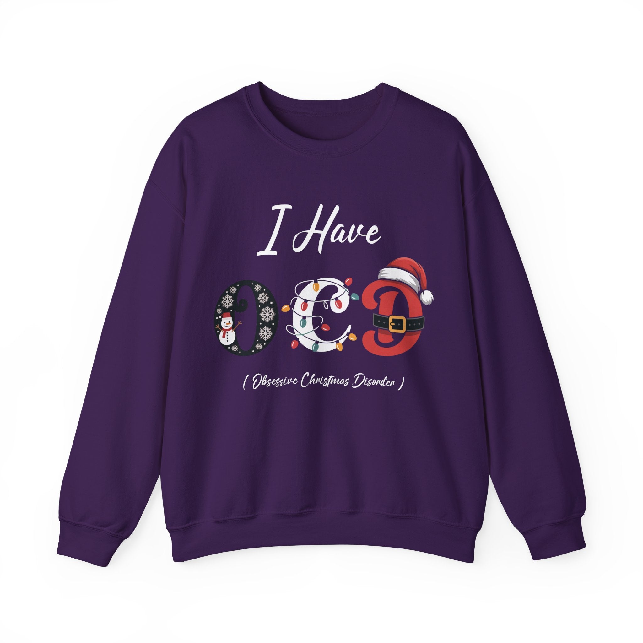 Funny Christmas Sweater/ OCD Christmas Shirt gift / Office or Secret Santa Gift/ Ossessed with Christmas