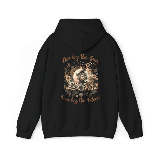 Live by the Sun Love by the Moon Hoodie / Star and Moon Hoodie / Moon Child Sweatshirt