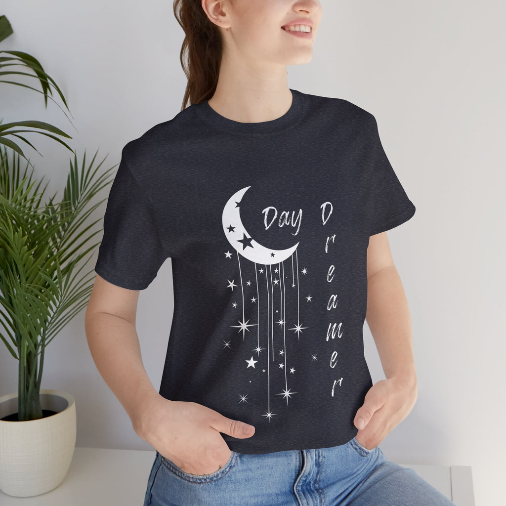 Day Dreamer T shirt, Moon and Stars graphic shirt, day dreamer shirt, Celestial design shirt, moon child design, star gazer shirt