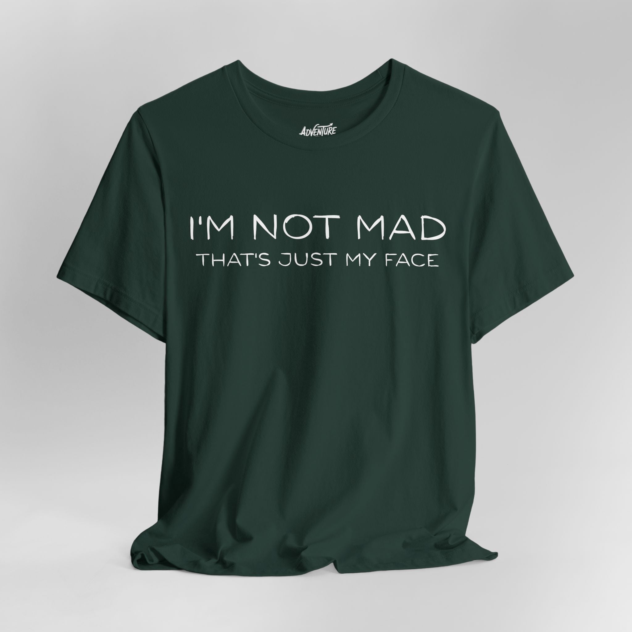 I'm not mad shirt / sarcastic graphic design shirt, I'm not mad that's just my face t shirt