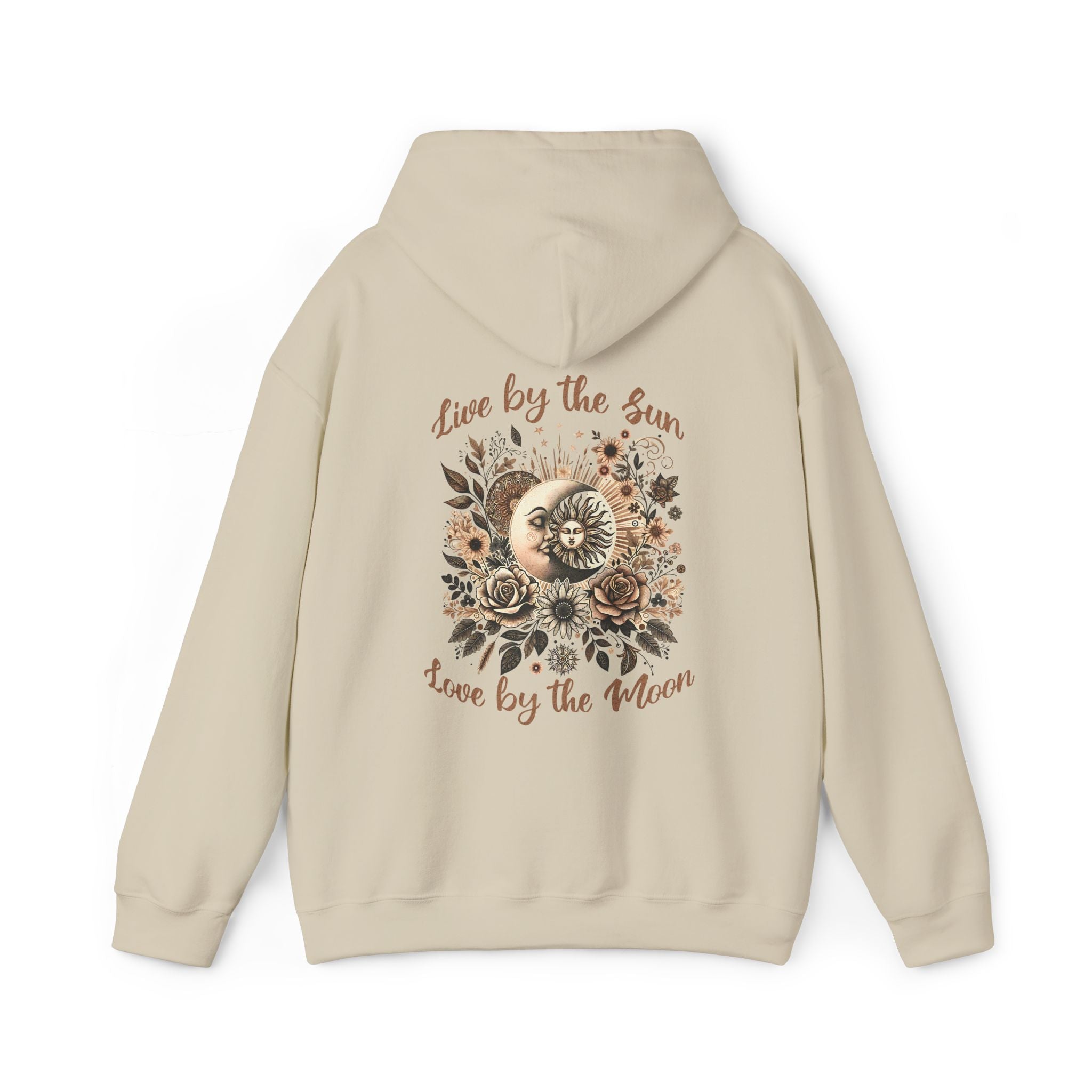 Live by the Sun Love by the Moon Hoodie / Star and Moon Hoodie / Moon Child Sweatshirt