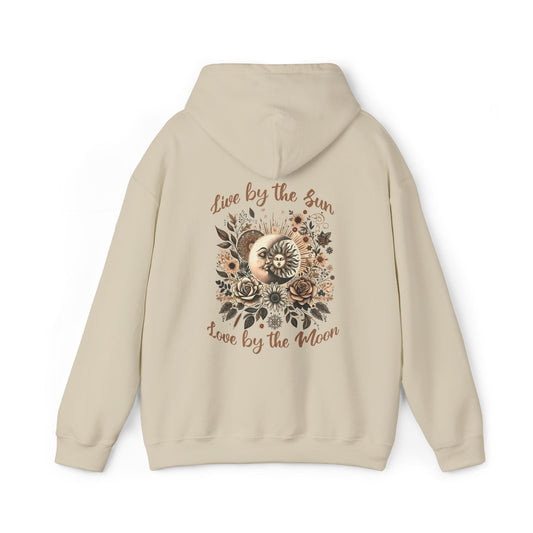 Live by the Sun Love by the Moon Hoodie / Star and Moon Hoodie / Moon Child Sweatshirt