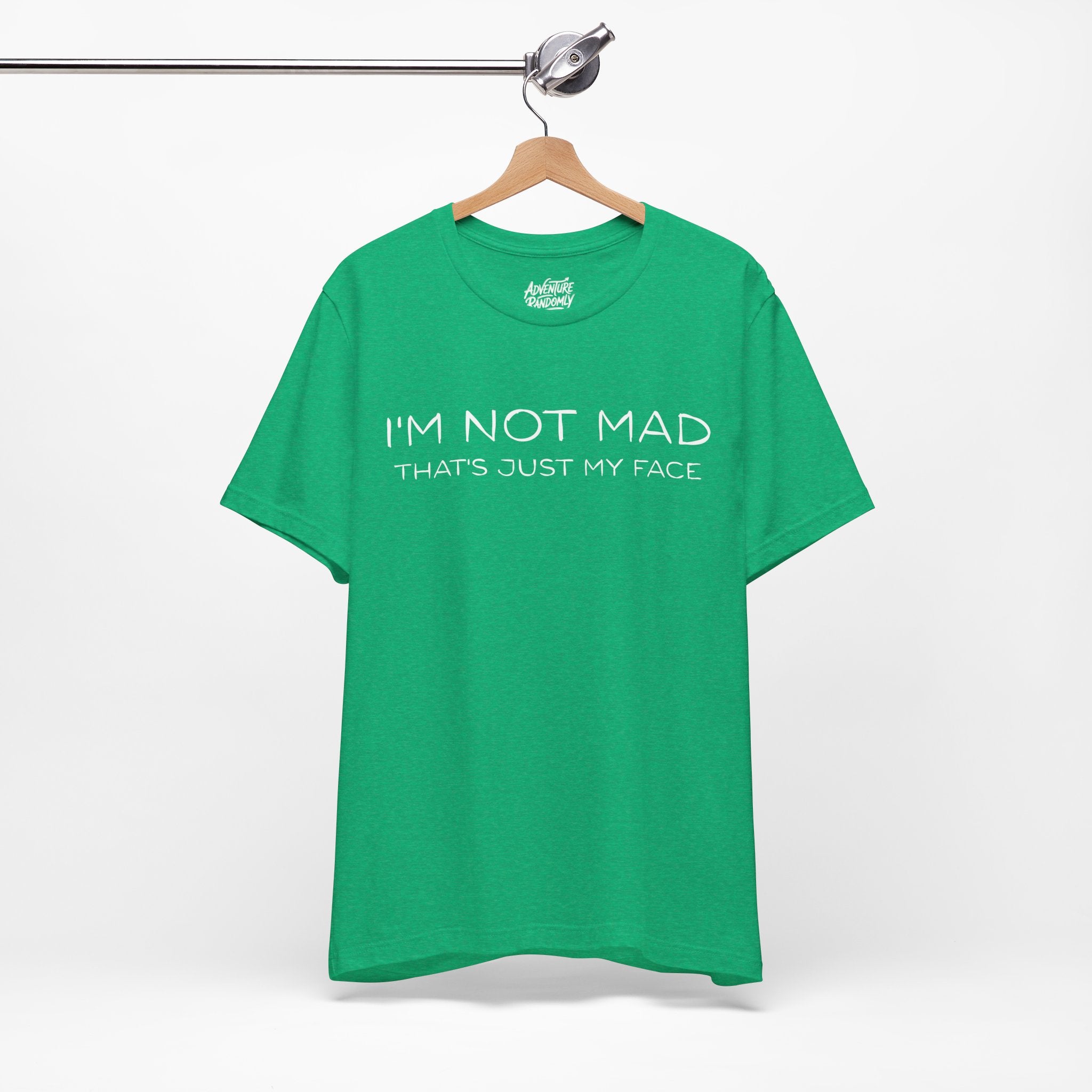 I'm not mad shirt / sarcastic graphic design shirt, I'm not mad that's just my face t shirt