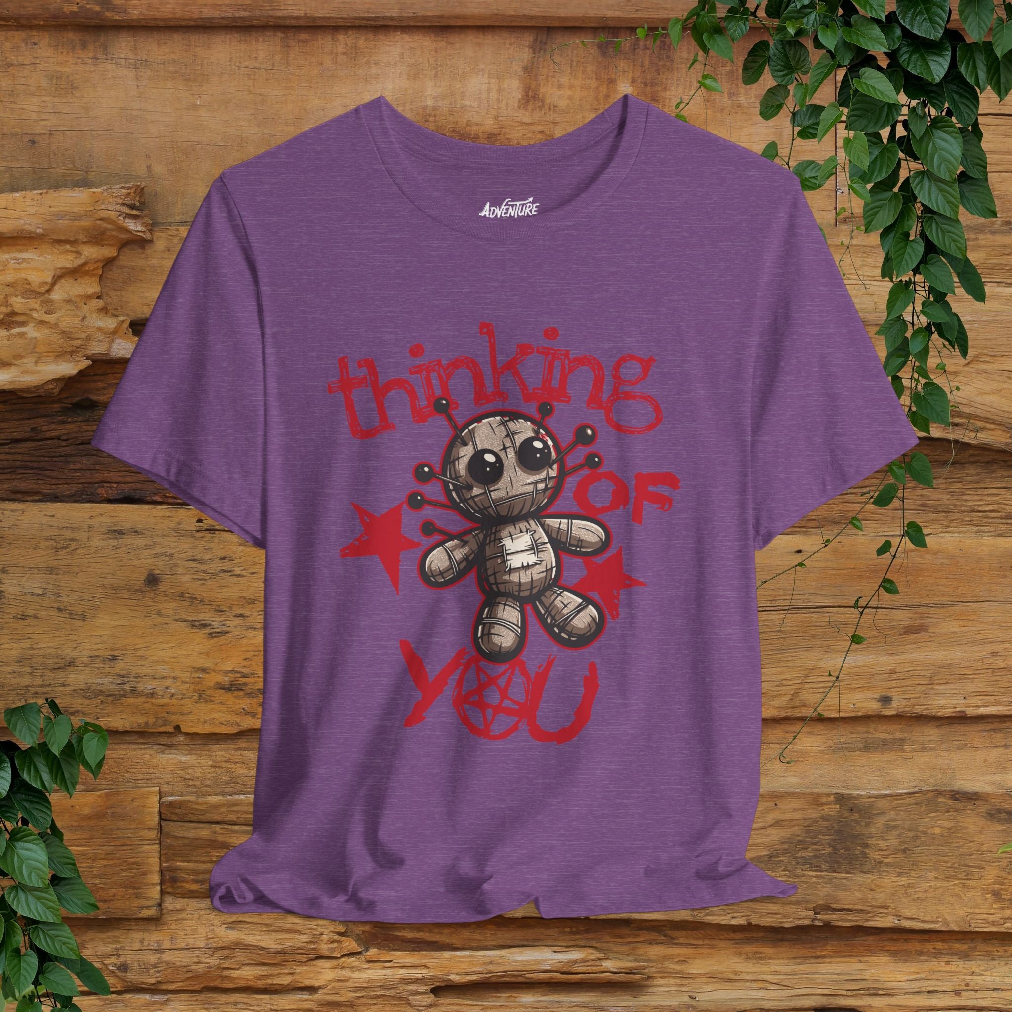 Voodoo Doll Shirt / Thinking of you Voodoo T-shirt / Voodoo Graphic Design Shirt