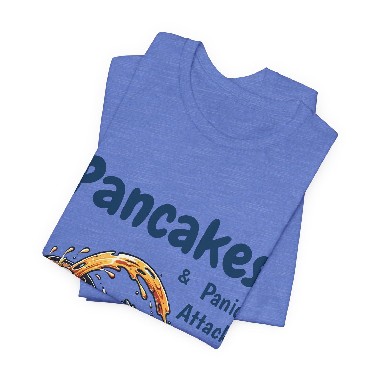 Pancakes and Panic Attacks Shirt, Funny Mental Health Shirt, Pancake Shirt Gift, Penguin Pancake Shirt, Buy one get one Panic Attack